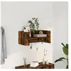 Image de Wandschap 70,5x35x30,5 cm bewerkt hout gerookt eikenkleurig848455