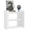 Image de Table console blanc 100x35x90 cm bois d'ingénierie, bout de canapé, table console de couloir, table console de salon, 848472