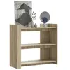 Image de Table console chêne sonoma 100x35x90 cm bois d'ingénierie, bout de canapé, table console de couloir, table console de 848474
