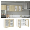 Image de Vitrine suspendue "Lyon" Chêne Sonoma 80 x 31 x 60 cm Bois d'ingénierie 849624