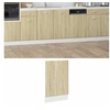 Image de Panneau de lave-vaisselle Chêne Sonoma 45 x 3 x 67 cm Bois d'ingénierie 849628