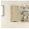 Image de Armoire de salle de bain murale Chêne sonoma 32x20x67 cm, armoire de rangement de salle de bain, armoire de bain, 849654