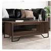 Image de Table basse chêne marron 100x51x40 cm bois d'ingénierie, table d'appoint, table de salon, table latérale, bout de 848483