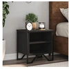 Image de Tables de chevet 2 pcs noir 40x30x40 cm bois d'ingénierie, armoire, armoire latérale, support de téléphone, table de 848495