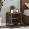 Image de Tables de chevet 2pcs chêne marron 40x30x40cm bois d'ingénierie, armoire, armoire latérale, support de téléphone, 848503
