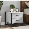 Image de Table de chevet sonoma gris 40x41x40 cm bois d'ingénierie, table d'appoint, armoire de lit, table d'appoint pour la 848510