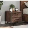 Image de Table de chevet chêne marron 40x41x40 cm bois d'ingénierie, table d'appoint, armoire de lit, table d'appoint pour la 848512