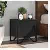 Image de Table de chevet Noir 40 x 30 x 40 cm Aggloméré, table d'appoint, armoire de lit, table d'appoint pour la chambre, 848514
