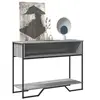 Image de Table console sonoma gris 100x35x74,5 cm bois d'ingénierie 848532