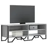 Image de Meuble TV sonoma gris 122x34x41 cm bois d'ingénierie, support TV, buffet TV, meuble multimédia, banc TV, meuble hifi, 848572