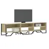 Image de Meuble TV chêne sonoma 180x34x41 cm bois d'ingénierie, support TV, buffet TV, meuble multimédia, banc TV, meuble 848575