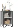 Image de Bibliothèque sonoma gris 50x31x74,5 cm bois d ingénierie