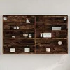 Image de Armoire à vitrine chêne fumé 100x15x58 cm bois d'ingénierie, armoire murale, armoire de rangement murale, armoire 847930