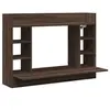 Image de Bureau mural Chêne marron 105x48x75 cm Bois d'ingénierie 847974