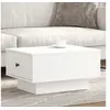 Image de Table basse blanc 60x45x31 cm bois d'ingénierie 848080