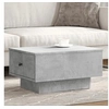Image de Table basse gris béton 60x45x31 cm bois d'ingénierie 848083