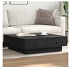 Image de Table basse Noir 90x90x28 cm Aggloméré 848088