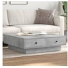Image de Table basse Gris béton 90x90x28 cm Aggloméré