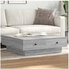 Image de Table basse Sonoma gris 90x90x28 cm Bois d'ingénierie 848092