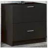 Image de Armoire d'évier noir 59x37x59 cm bois d'ingénierie, armoire de salle de bain, armoire de rangement salle de bain, 848109
