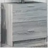 Image de Meuble d évier sonoma gris 59x37x59 cm bois d ingénierie