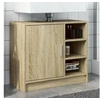Image de Armoire d'évier chêne sonoma 63x29x55 cm bois d'ingénierie, armoire de salle de bain, armoire de rangement salle de 848131