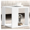 Image de Table basse blanc 32x32x30 cm bois d ingénierie