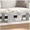 Image de Table basse gris béton 89,5x48x30 cm bois d ingénierie
