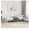 Image de Cadre de lit sonoma gris 90x200 cm bois d'ingénierie, meuble de chambre à coucher, sommier, lit à panneaux, lit, lit 849584