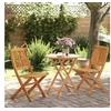 Image de 3 pieces salon de jardin bois 2 personnes bois massif