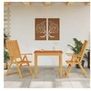 Image de Ensemble à manger de jardin 3 pcs Bois d'acacia solide, ensemble de salle à manger d'extérieur, meuble de salle à 3295260