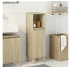 Image de Armoire salle de bain chêne sonoma 30x30x100 cm, armoire de rangement de salle de bain, meuble de salle de bain, 849659