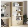 Image de Bibliothèque chêne sonoma 100x36x189 cm bois d'ingénierie3295326