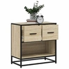 Image de Table de chevet chêne sonoma 60x31x60 cm bois ingénierie métal, table d'appoint, armoire de lit, table d'appoint pour 848695