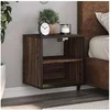 Image de Tables de chevet murales 2 pcs chêne marron 40x31x39,5 cm, armoire, table d'appoint, armoire de lit, armoire de 848753