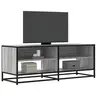 Image de Meuble TV sonoma gris 120,5x40x46 cm bois d'ingénierie et métal, banc TV, meuble hifi, centre de divertissement, 848892
