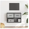 Image de Meuble TV sonoma gris 60x31x39,5 cm bois d ingénierie et métal