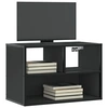 Image de Meuble TV noir 60x31x39,5 cm bois d ingénierie et métal