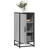 Image de Buffet sonoma gris 35,5x35x76 cm bois d ingénierie et métal