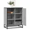 Image de Buffet sonoma gris 62x35x76 cm bois d'ingénierie, armoire de rangement, meuble d'entrée, meuble d'appoint, meuble de 848997