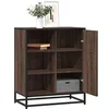 Image de Buffet chêne marron 62x35x76 cm bois d'ingénierie, armoire de rangement, meuble d'entrée, meuble d'appoint, meuble de 848998