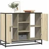 Image de Buffet chêne sonoma 92x35x76 cm bois d ingénierie
