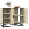 Image de Buffet chêne sonoma 92x35x76 cm bois d ingénierie