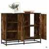 Image de Buffet chêne fumé 92x35x76 cm bois d'ingénierie 849021