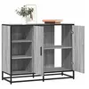 Image de Buffet sonoma gris 92x35x76 cm bois d ingénierie