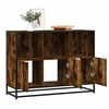 Image de Buffet chêne fumé 100x35x76 cm bois d'ingénierie, armoire de rangement, meuble d'entrée, meuble d'appoint, meuble de 849031