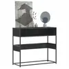 Image de Table console noir 90x35x80 cm bois d'ingénierie, table, table d'appoint, table de couloir, table d'entrée, table de 849169