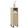 Image de Armoire salle de bain chêne sonoma 30x30x100 cm, armoire de rangement de salle de bain, armoire de bain, meuble de 849672