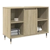 Image de Armoire salle de bain chêne sonoma 80x33x60cm bois d ingénierie