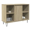 Image de Armoire salle de bain chêne sonoma 80x33x60cm bois d'ingénierie, armoire de rangement de salle de bain, armoire de 849680